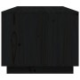Mesa de centro de madera maciza de pino negro 100x50x41 cm