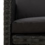 Gartenstühle 4-teilig mit schwarzen synthetischen Rattankissen von vidaXL, Gartenstühle - Ref: Foro24-316746, Preis: 219,86 €...