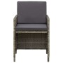 Garden chairs 4 units with gray synthetic rattan cushions by vidaXL, Garden chairs - Ref: Foro24-316747, Price: 252,33 €, Dis...