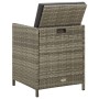 Garden chairs 4 units with gray synthetic rattan cushions by vidaXL, Garden chairs - Ref: Foro24-316747, Price: 252,33 €, Dis...