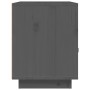 Mesitas de noche 2 uds madera maciza pino gris 40x34x45 cm en Mesitas de noche | Comprar online en Foro24