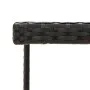 Synthetic rattan and black glass garden table 109x107x74 cm by vidaXL, Garden tables - Ref: Foro24-316764, Price: 109,38 €, D...