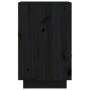 Mesitas de noche 2 uds madera maciza de pino negro 40x34x55 cm