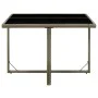 Gartentisch aus synthetischem Rattan und grauem Glas, 109 x 107 x 74 cm von vidaXL, Gartentische - Ref: Foro24-316765, Preis:...