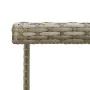 Synthetic rattan and gray glass garden table 109x107x74 cm by vidaXL, Garden tables - Ref: Foro24-316765, Price: 102,84 €, Di...
