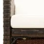 Garden chairs with cushions 4 units brown synthetic rattan by vidaXL, Garden chairs - Ref: Foro24-316776, Price: 170,97 €, Di...