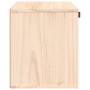 Armario de pared de madera maciza de pino 40x30x35 cm
