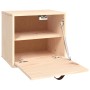 Armario de pared de madera maciza de pino 40x30x35 cm