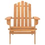 Silla de jardín Adirondack de madera maciza de acacia de vidaXL, Sillas de jardín - Ref: Foro24-316830, Precio: 132,17 €, Des...