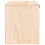 Armario de pared de madera maciza de pino 60x30x35 cm