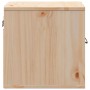 Armarios de pared 2 uds madera maciza de pino 31,5x30x30 cm