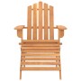 Adirondack Gartenstuhl mit Fußstütze massives Akazienholz von vidaXL, Gartenstühle - Ref: Foro24-316831, Preis: 127,75 €, Rab...