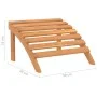 Adirondack garden chair with solid acacia wood footrest by vidaXL, Garden chairs - Ref: Foro24-316831, Price: 122,67 €, Disco...