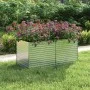 Arriate de acero galvanizado plateado 160x80x77 cm de vidaXL, Maceteros y jardineras - Ref: Foro24-316880, Precio: 62,91 €, D...