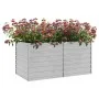 Blumenbeet aus silber verzinktem Stahl, 160 x 80 x 77 cm von vidaXL, Töpfe und Pflanzgefäße - Ref: Foro24-316880, Preis: 62,9...