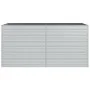Blumenbeet aus silber verzinktem Stahl, 160 x 80 x 77 cm von vidaXL, Töpfe und Pflanzgefäße - Ref: Foro24-316880, Preis: 62,9...