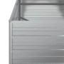 Blumenbeet aus silber verzinktem Stahl, 160 x 80 x 77 cm von vidaXL, Töpfe und Pflanzgefäße - Ref: Foro24-316880, Preis: 67,0...