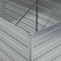 Blumenbeet aus silber verzinktem Stahl, 160 x 80 x 77 cm von vidaXL, Töpfe und Pflanzgefäße - Ref: Foro24-316880, Preis: 67,0...