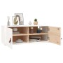 Armario de pared de madera maciza de pino blanco 80x30x30 cm