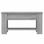 Mesa de centro madera de ingeniería gris Sonoma 101x49x52 cm