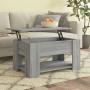 Mesa de centro madera de ingeniería gris Sonoma 79x49x41 cm en Mesas de centro | Comprar online en Foro24