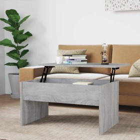 Mesa de centro madera de ingeniería gris Sonoma 80x50,5x41,5 cm Mesa de centro madera de ingeniería gris Sonoma 80x50,5x41,5 cm