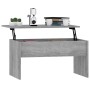 Mesa de centro madera de ingeniería gris Sonoma 80x50,5x41,5 cm