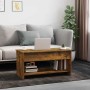 Mesa de centro madera de ingeniería roble ahumado 102x50x52,5cm