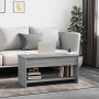 Mesa de centro madera de ingeniería gris Sonoma 102x50x52,5 cm
