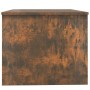 Mesa de centro madera de ingeniería roble ahumado 80x50x42,5 cm