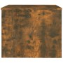 Mesa de centro madera contrachapada roble ahumado 80x50x40 cm