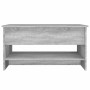Mesa de centro madera contrachapada gris Sonoma 80x50x40 cm