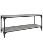 Mueble para TV contrachapada y acero gris Sonoma 100x33x41 cm en Muebles TV | Comprar online en Foro24
