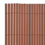Valla de jardín de doble cara marrón 90x400 cm de vidaXL, Paneles de vallas - Ref: Foro24-317149, Precio: 46,81 €, Descuento: %
