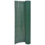 Valla de jardín de doble cara verde 110x300 cm