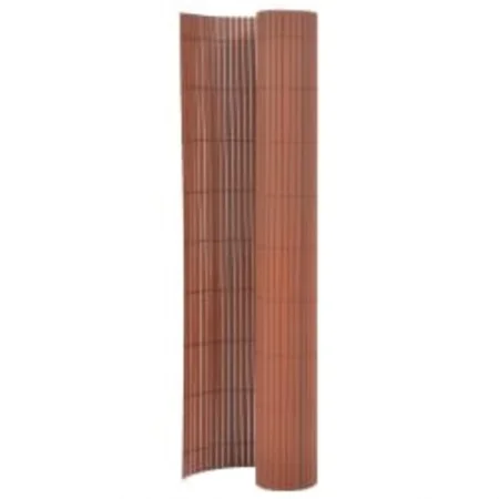 Brown double-sided garden fence 110x300 cm by vidaXL, fence panels - Ref: Foro24-317154, Price: 44,52 €, Discount: %