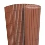 Brown double-sided garden fence 110x300 cm by vidaXL, fence panels - Ref: Foro24-317154, Price: 44,52 €, Discount: %