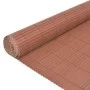 Brown double-sided garden fence 110x300 cm by vidaXL, fence panels - Ref: Foro24-317154, Price: 44,52 €, Discount: %