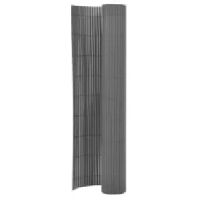 Grauer doppelseitiger Gartenzaun 110x300 cm von vidaXL, Zaunpaneele - Ref: Foro24-317155, Preis: 52,84 €, Rabatt: %