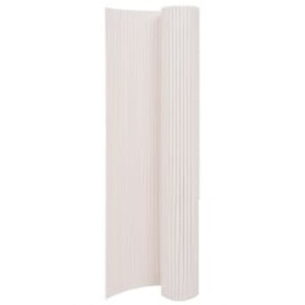 White double-sided garden fence 110x400 cm by vidaXL, fence panels - Ref: Foro24-317156, Price: 58,16 €, Discount: %