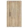 Aparador madera contrachapada color roble Sonoma 40x33x70 cm