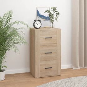 Aparador madera contrachapada color roble Sonoma 40x33x70 cm Aparador madera contrachapada color roble Sonoma 40x33x70 cm