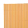 Valla de jardín doble cara amarilla 110x400 cm de vidaXL, Paneles de vallas - Ref: Foro24-317158, Precio: 57,61 €, Descuento: %