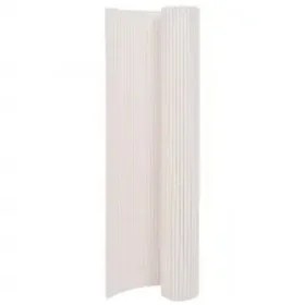 White double-sided garden fence 110x500 cm by vidaXL, fence panels - Ref: Foro24-317161, Price: 63,04 €, Discount: %