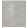 Mueble TV 2 uds madera contrachapada gris hormigón 80x31,5x36cm