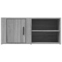 Mueble TV 2 uds madera contrachapada gris Sonoma 80x31,5x36 cm