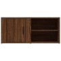 Mueble para TV madera contrachapada roble marrón 80x31,5x36 cm