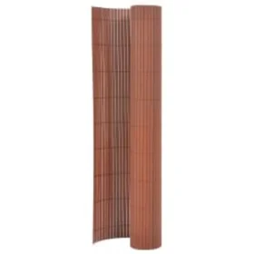 Doppelseitiger brauner Gartenzaun 110x500 cm von vidaXL, Zaunpaneele - Ref: Foro24-317164, Preis: 71,61 €, Rabatt: %