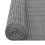 Grauer doppelseitiger Gartenzaun 110x500 cm von vidaXL, Zaunpaneele - Ref: Foro24-317165, Preis: 80,99 €, Rabatt: %