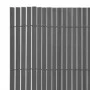Grauer doppelseitiger Gartenzaun 110x500 cm von vidaXL, Zaunpaneele - Ref: Foro24-317165, Preis: 80,99 €, Rabatt: %